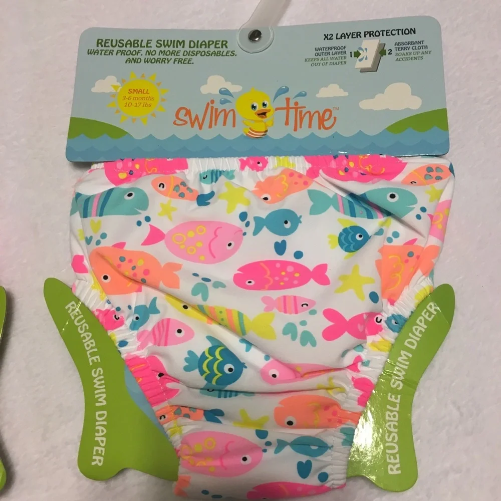 Swimming reusable diapers 2‎ pack bundle New with tags